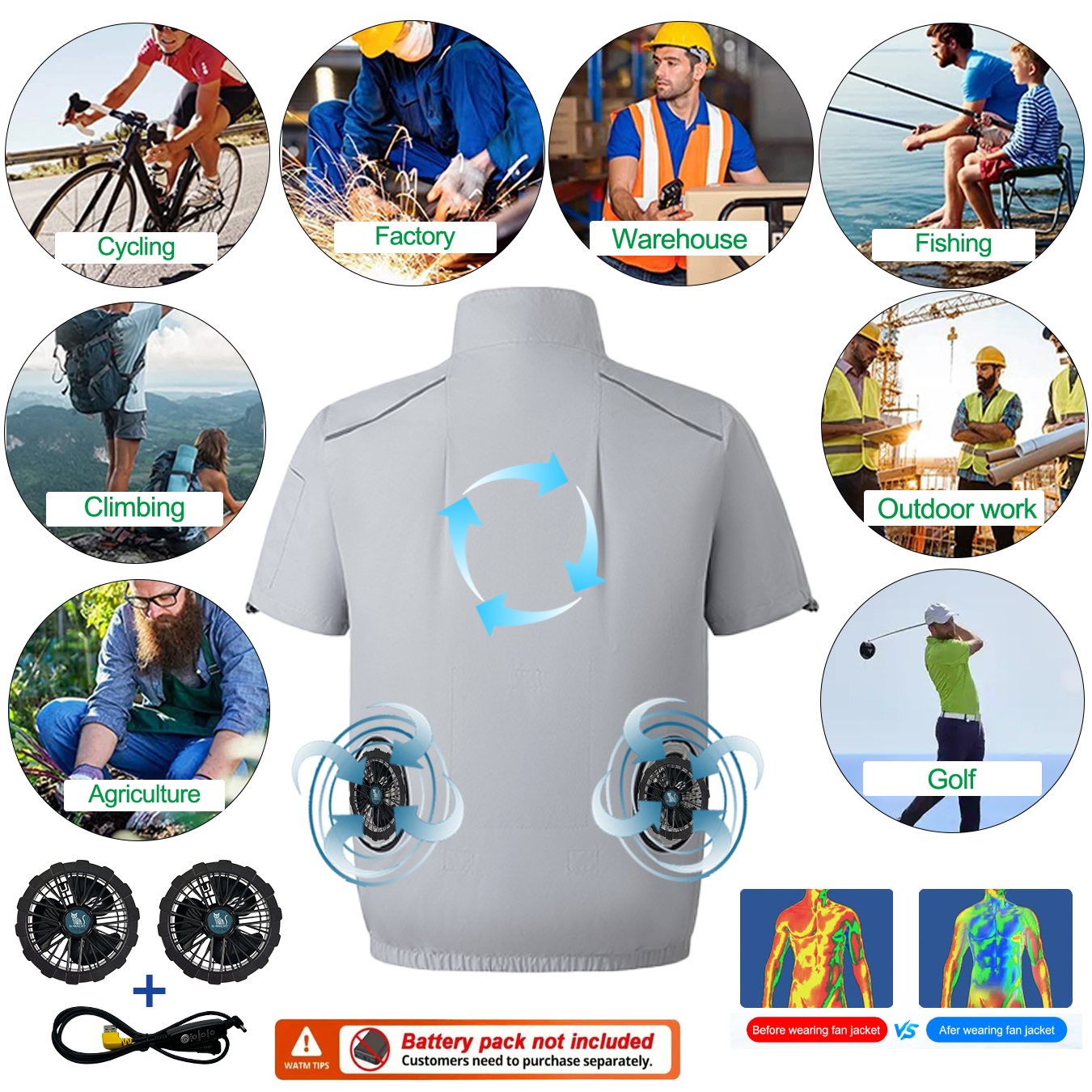 Outdoor Power Not Working - G-MACHT 2026 Nouveau Gilet Rafraîchissant à