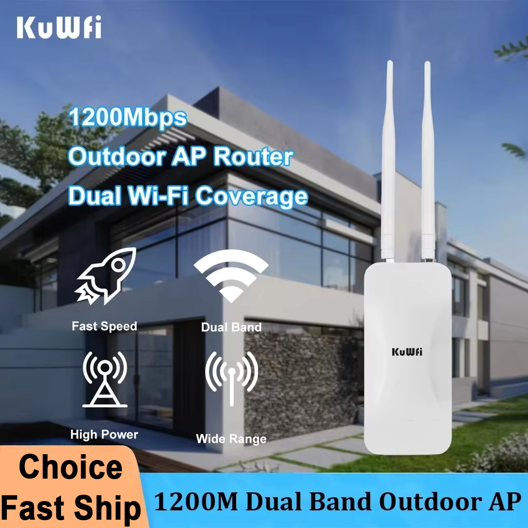 Outdoor Power Post - KuWFi haute puissance AP1200 extérieur sans