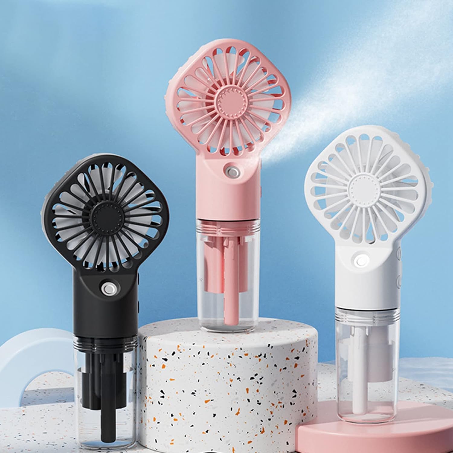 Outdoor Power Fan - Ventilateur de pulvérisation portatif, mini humidificateur,