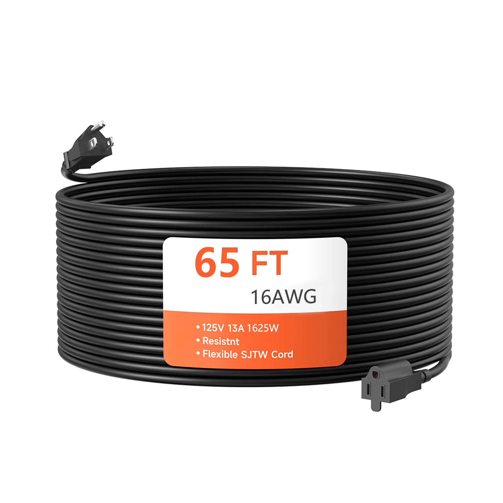 Outdoor Power Extension Cord - Rallonge extérieure Standard américaine 20/1.8 SJTW,