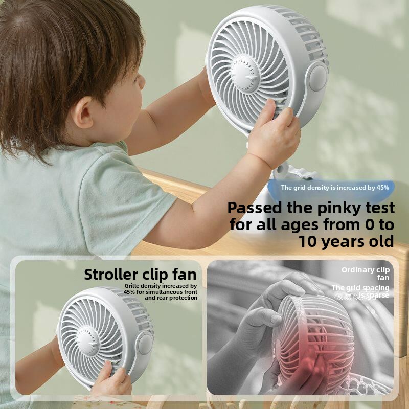Outdoor Power Fan - Ventilateur puissant pour voiture, longue autonomie,