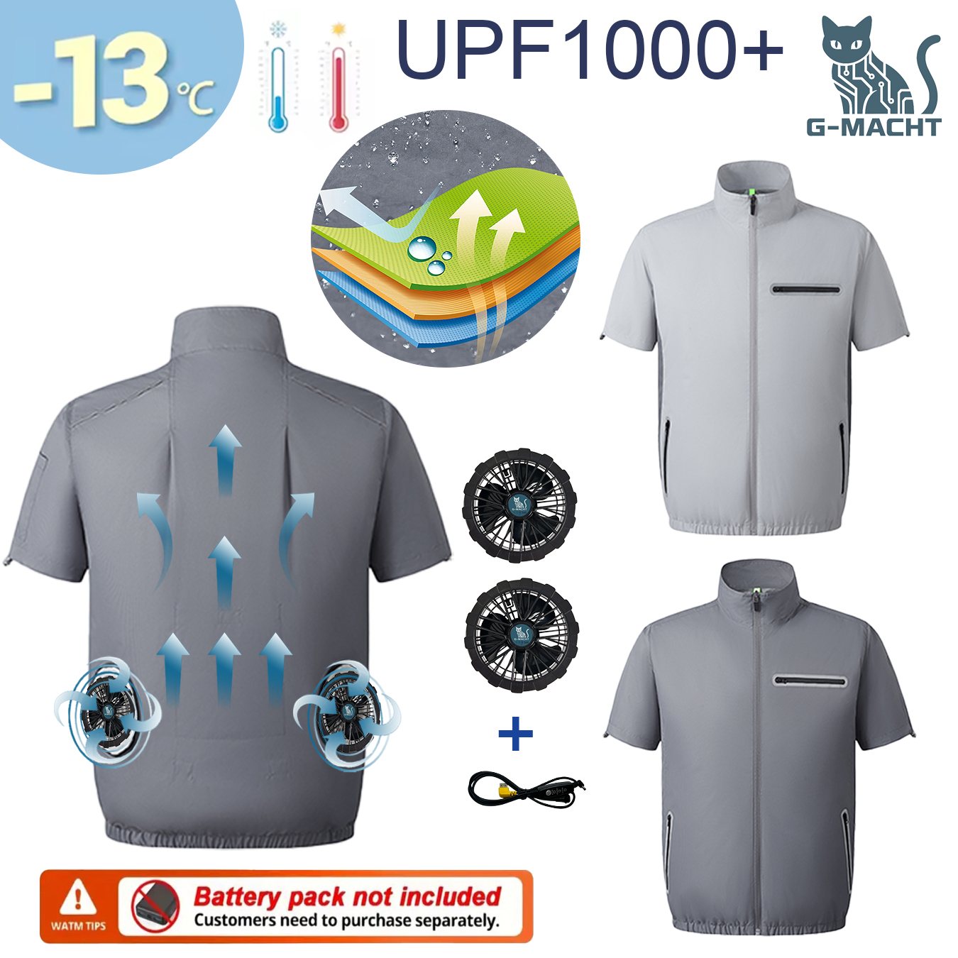 Outdoor Power Not Working - G-MACHT 2026 Nouveau Gilet de Refroidissement