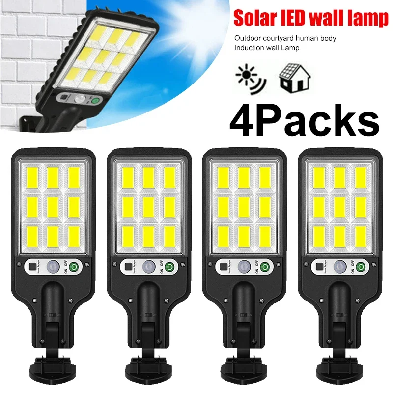 Outdoor Power Lights - Lampe murale solaire LED puissante pour