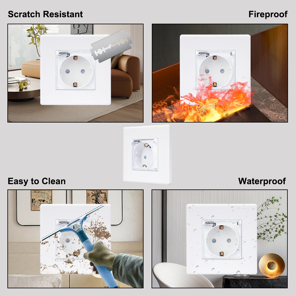 Outdoor Power Outlet Cover - Prise murale étanche TAWOIA 16A en