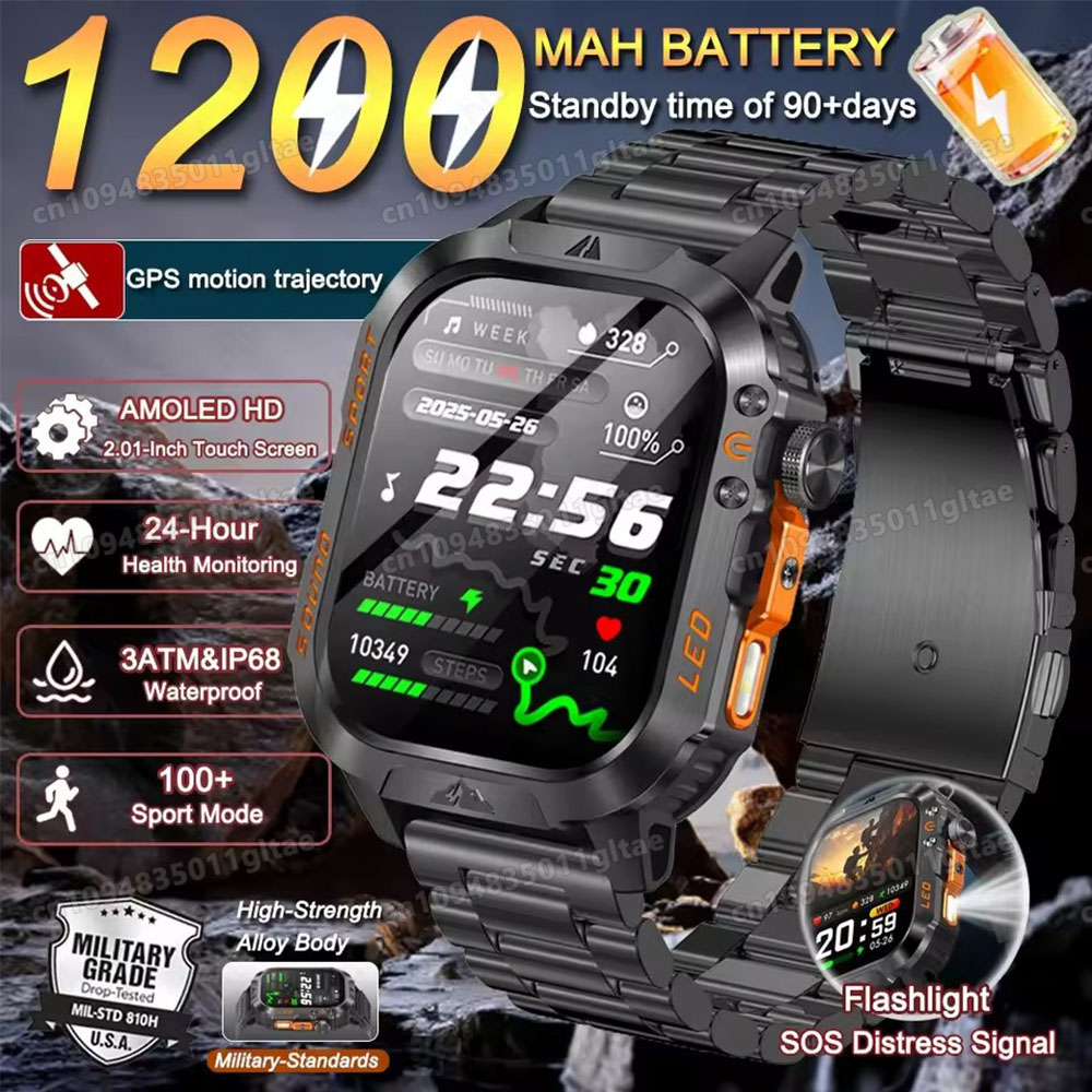 Outdoor Power Meter - Nouvelle Montre Connectée Militaire 2026 pour