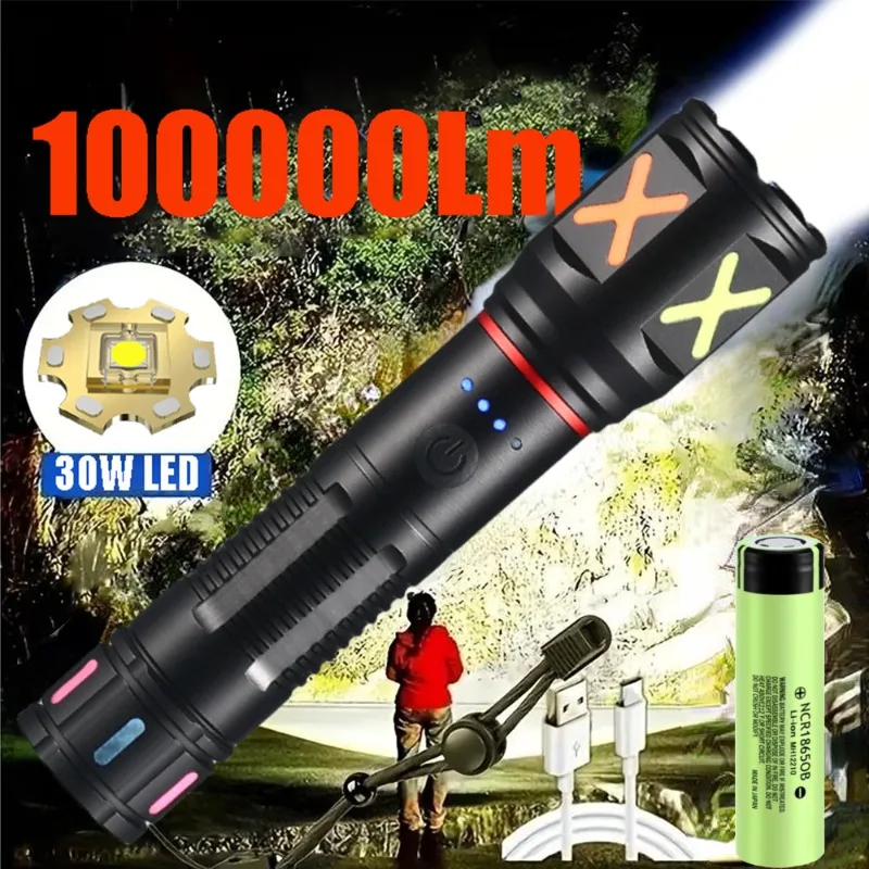 Outdoor Usb Power Strip - Lampe de poche LED Laser blanche