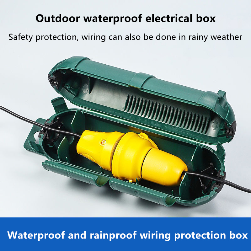 Outdoor Power Extension Cord - Couvercle de sécurité pour rallonge extérieure,