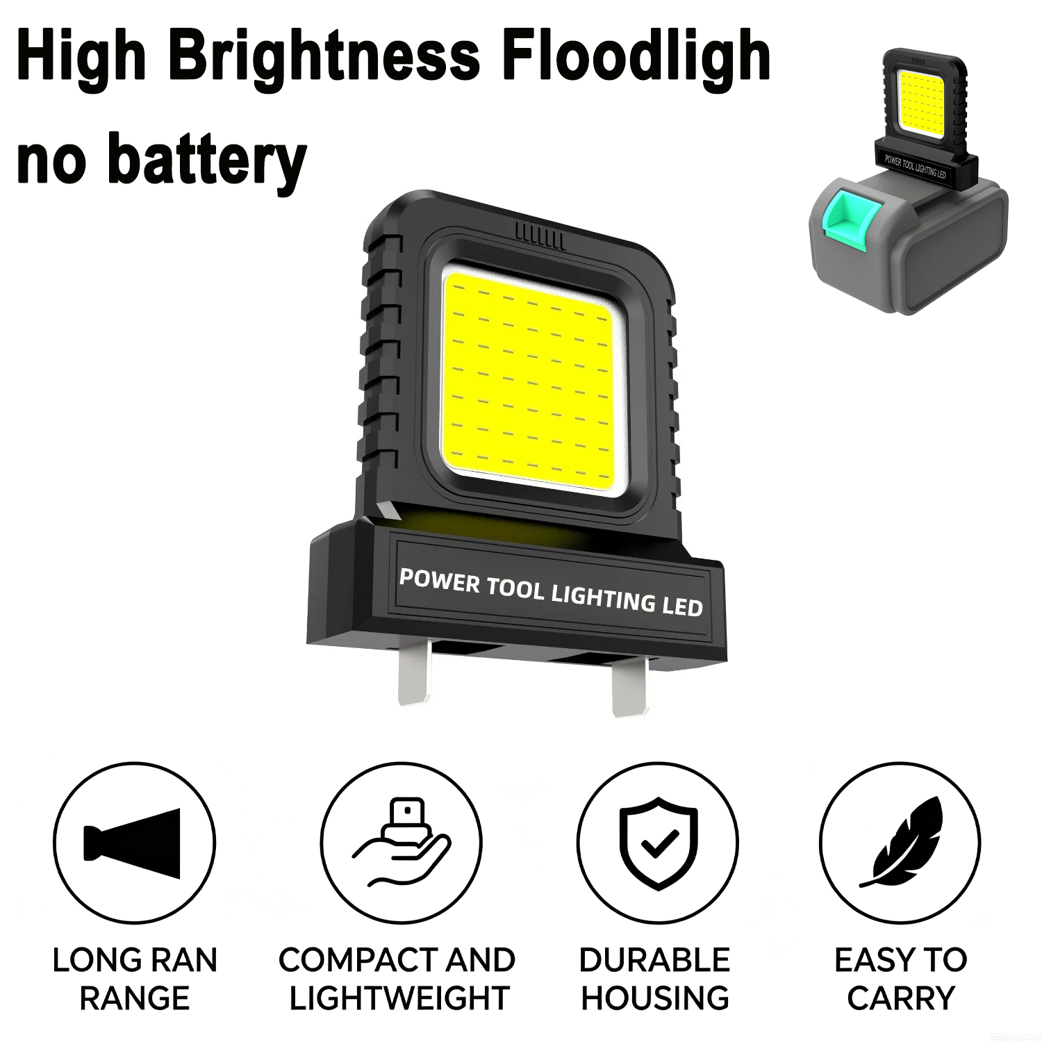 Outdoor Power Not Working - Projecteur LED à piles pour outils