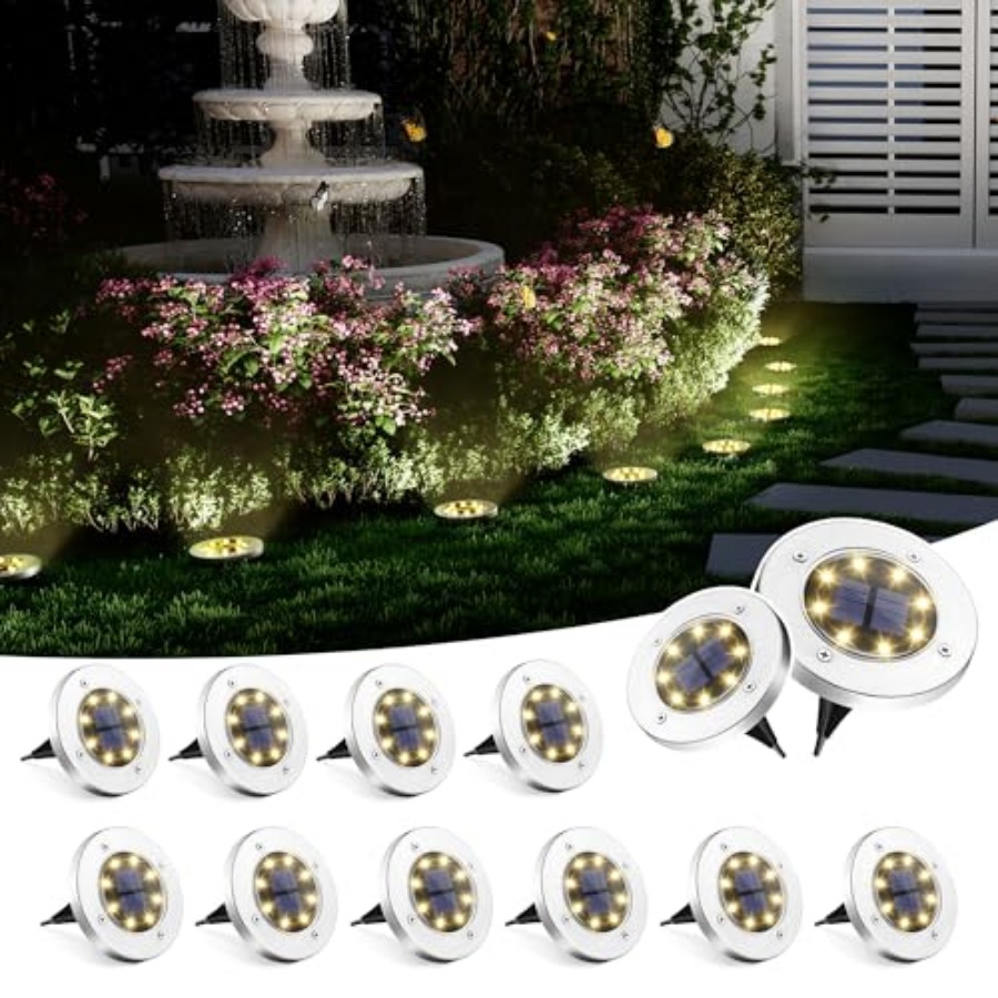 Outdoor Power Lights - Lampes solaires au sol, lampes solaires