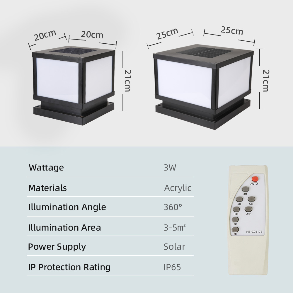 Lampes solaires LED d'extérieu - Outdoor Power Post avis et prix