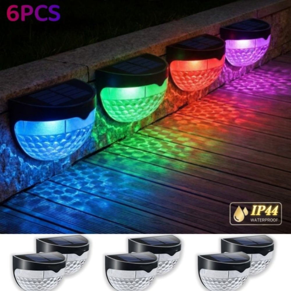 Lot de 6 lampes solaires RGB p - Outdoor Power Post avis et prix