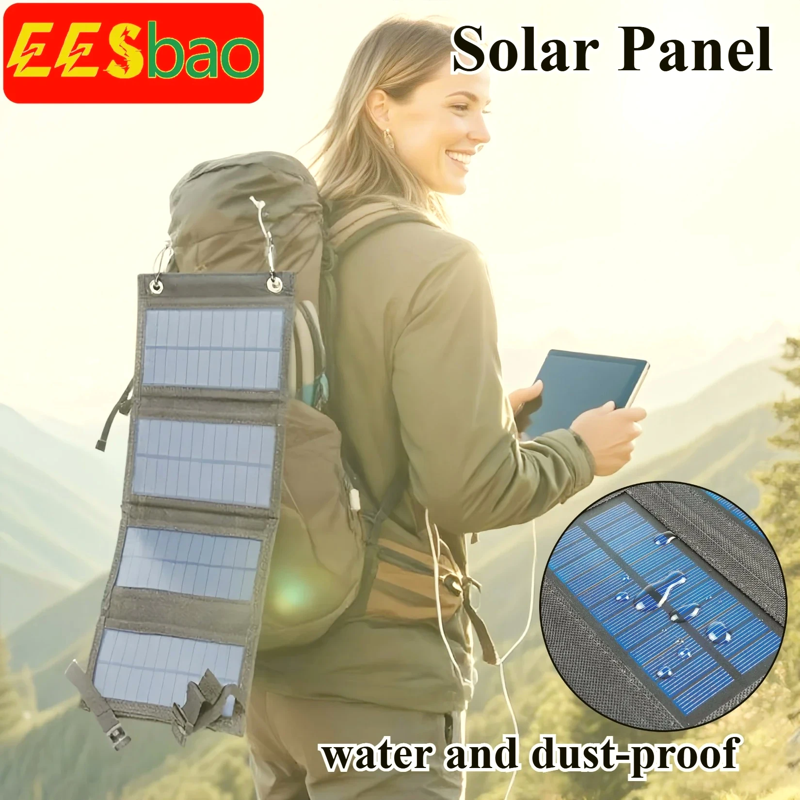 Chargeur solaire USB pliable 2 - Outdoor Usb Power Bank avis et prix