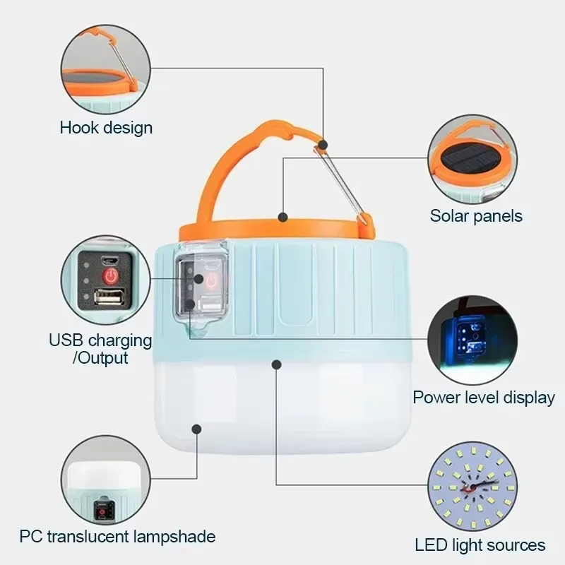 Lanterne solaire de Camping LE - Outdoor Power Lights avis et prix