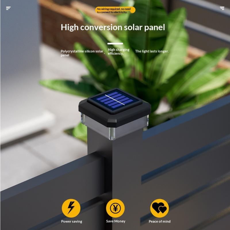 Lampe solaire LED pour poteau, - Outdoor Power Post avis et prix