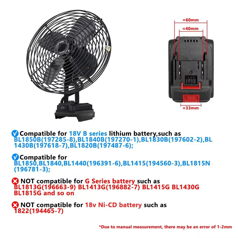 6/8In ventilateur de Camping p - Outdoor Power Fan avis et prix