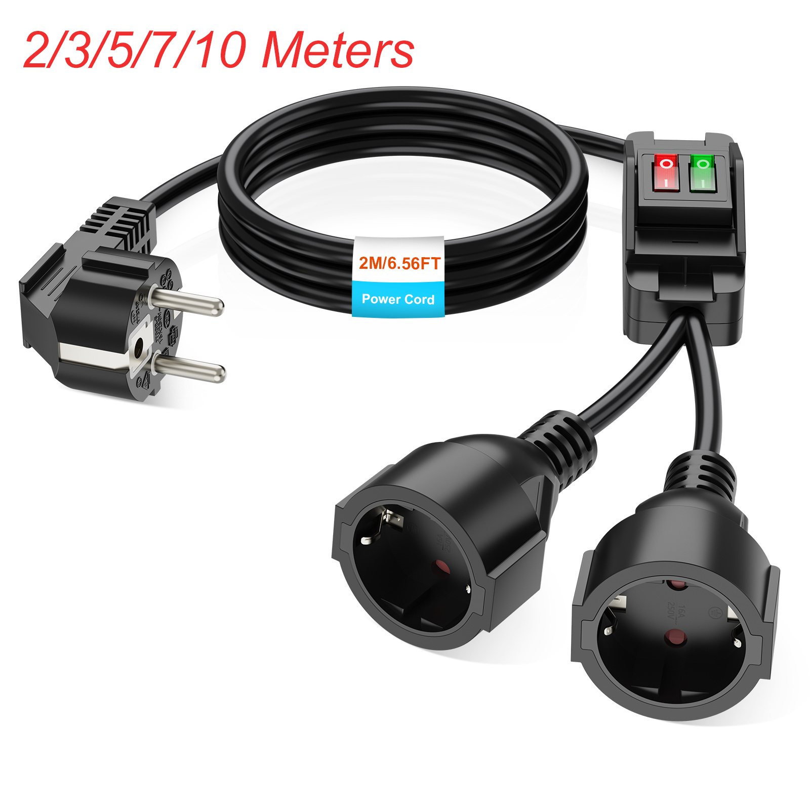 Rallonge de prise ue avec inte - Outdoor Power Extension Cord avis et prix