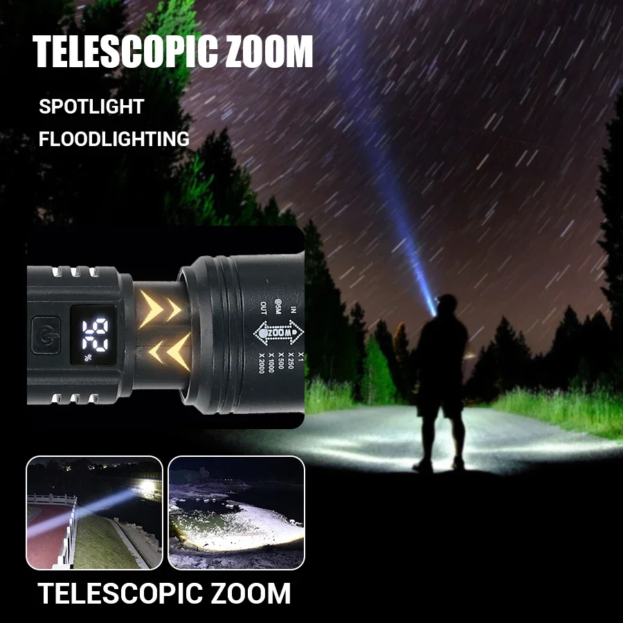 Lampe de poche LED avec affich - Outdoor Usb Power Bank avis et prix