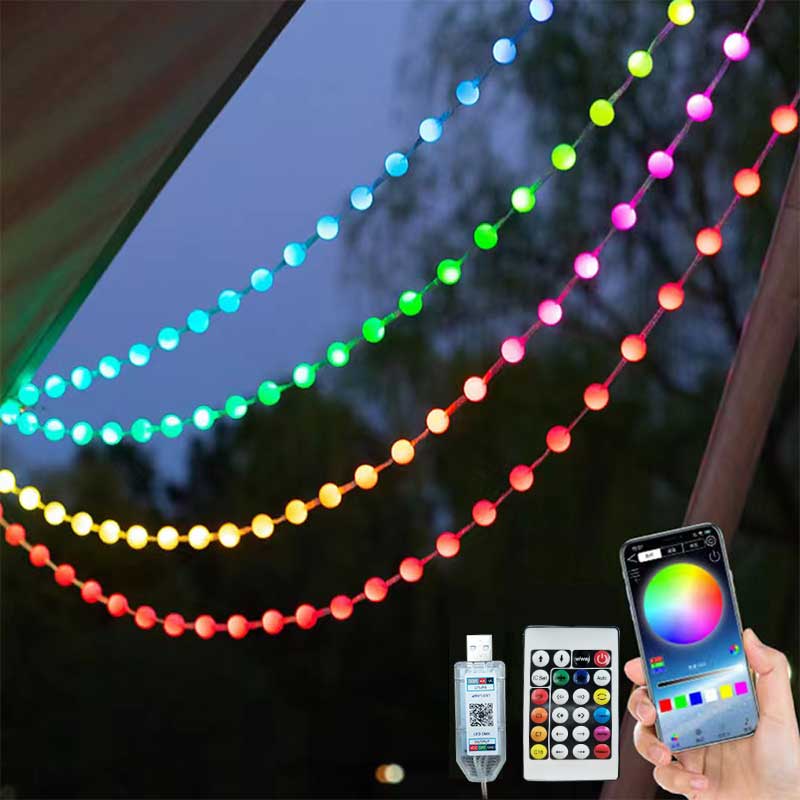 RGBIC-Guirxiété LED USB Blueto - Outdoor Power Strip Weatherproof avis et prix