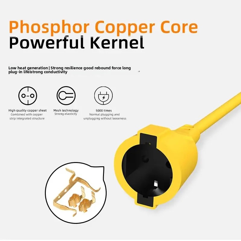 Rallonge électrique EU Schuko  - Outdoor Power Extension Cord avis et prix