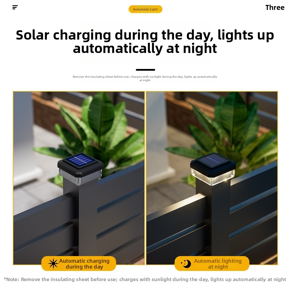 Lampe solaire LED pour poteau, - Outdoor Power Post avis et prix