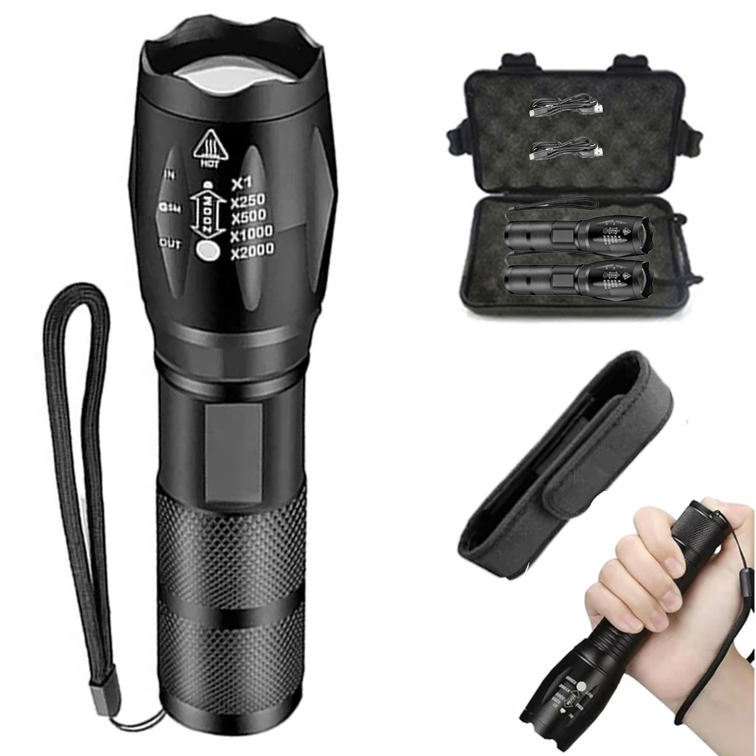 Puissante torche LED lampe de  - Outdoor Power Not Working avis et prix