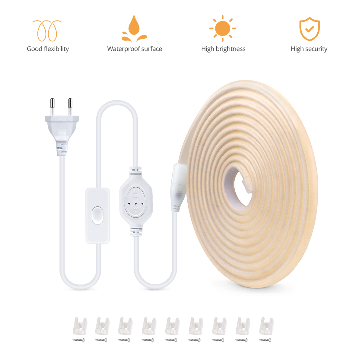 Bande lumineuse LED COB 110V 2 - Outdoor Power Strip Weatherproof avis et prix