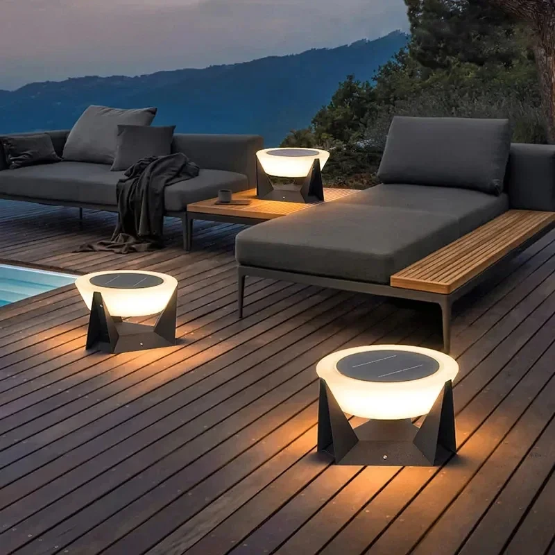 LED lumières solaires extérieu - Outdoor Power Post avis et prix