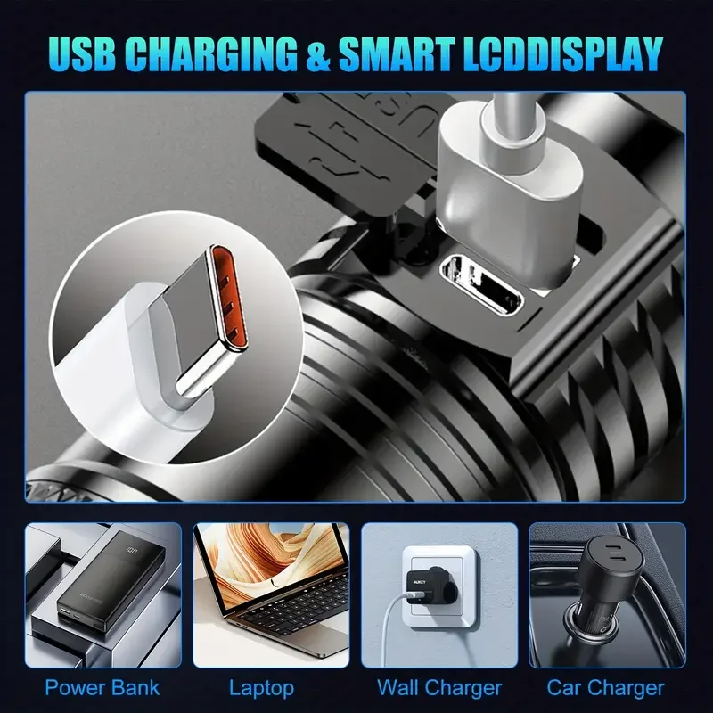 Lampe de poche tactique LED 20 - Outdoor Usb Power Bank avis et prix