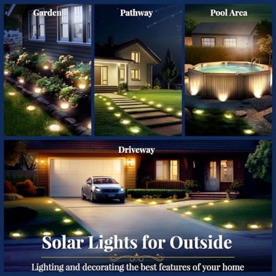 Lampes solaires au sol, lampes - Outdoor Power Lights avis et prix