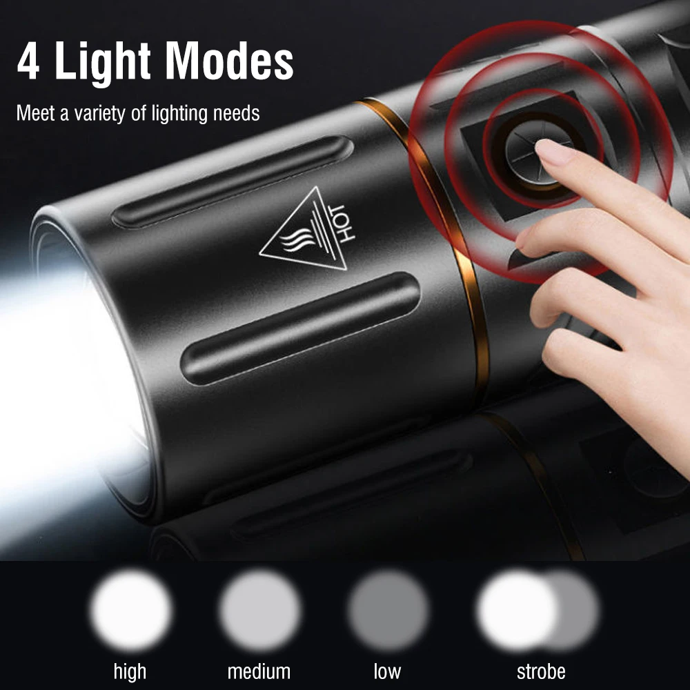 BORUiT Lampe torche LED ultra- - Outdoor Usb Power Bank avis et prix
